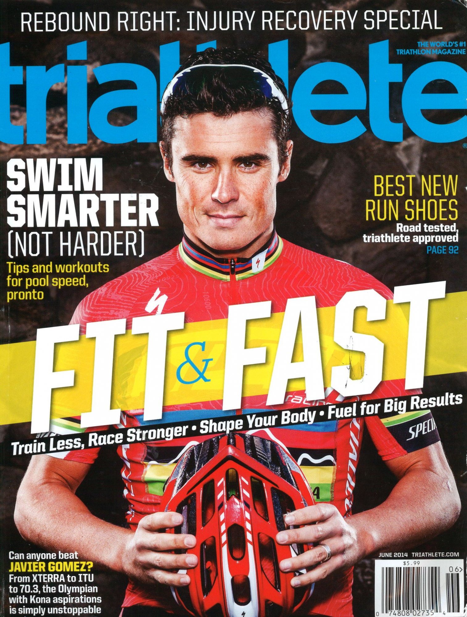 June 2014 Triathlete Cover