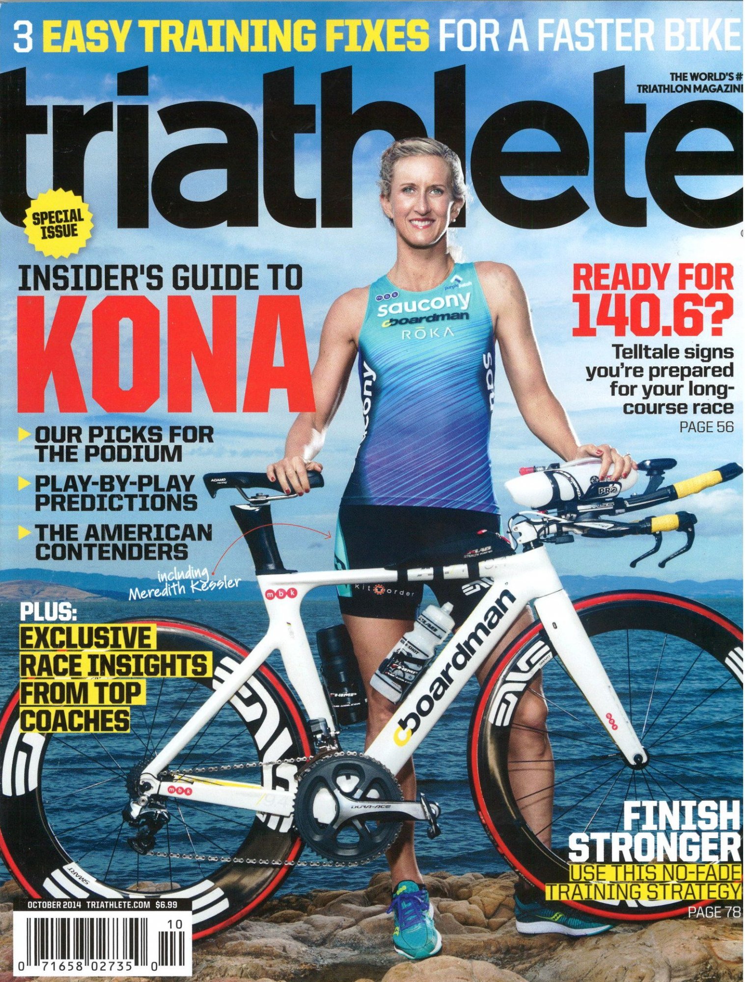 October 2014 Triathlete Cover