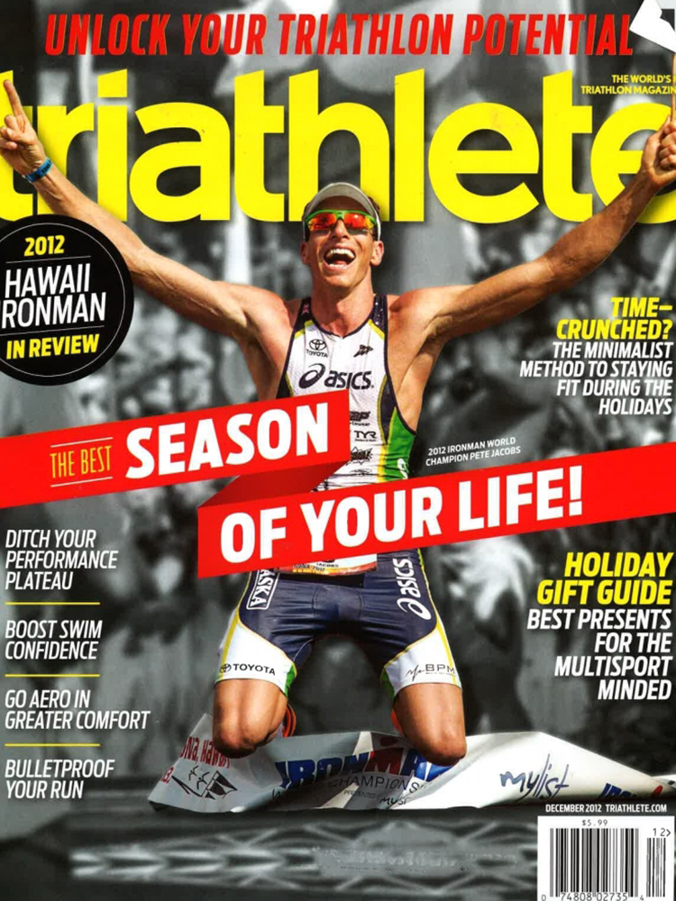 December 2012 Triathlete Cover